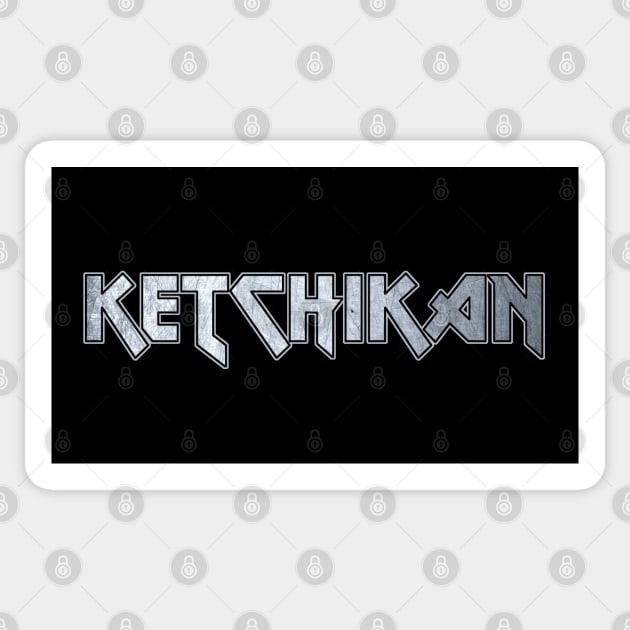 Ketchikan AK Sticker by KubikoBakhar